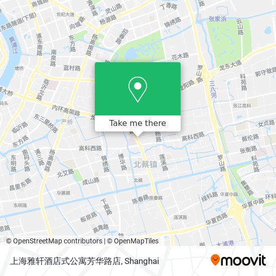 上海雅轩酒店式公寓芳华路店 map