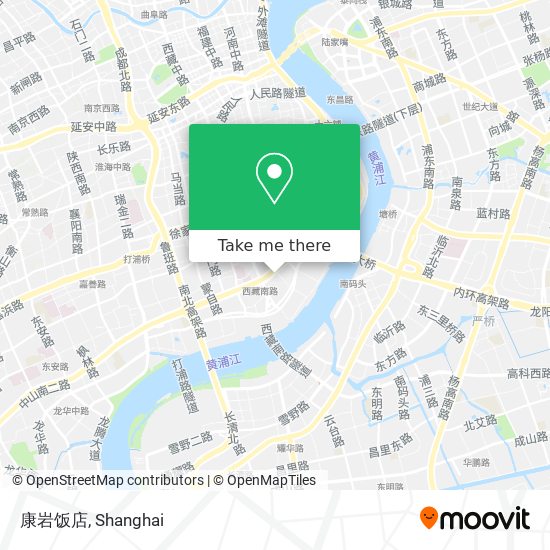 康岩饭店 map