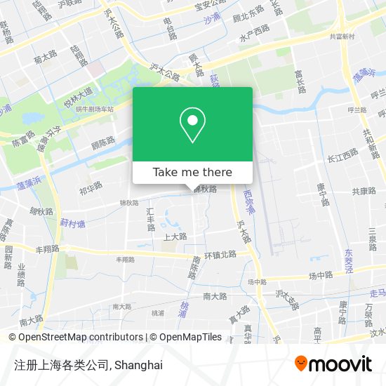 注册上海各类公司 map