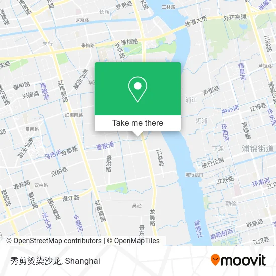 秀剪烫染沙龙 map