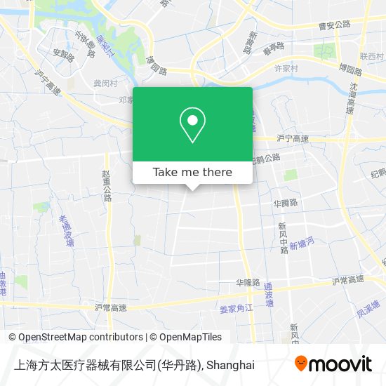 上海方太医疗器械有限公司(华丹路) map