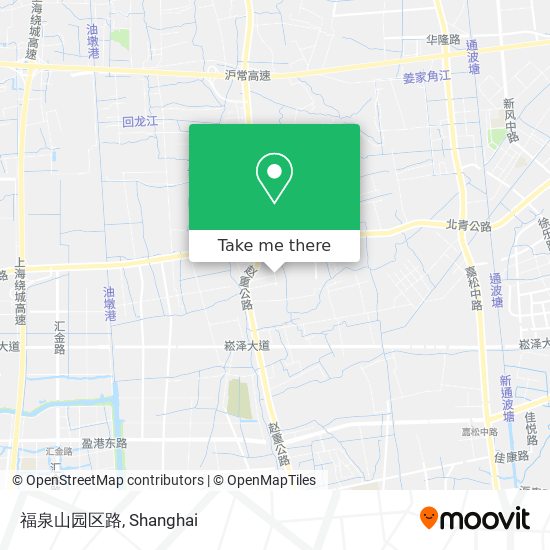 福泉山园区路 map