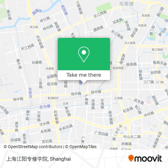上海江阳专修学院 map