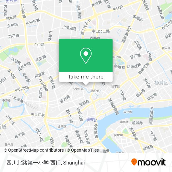 四川北路第一小学-西门 map