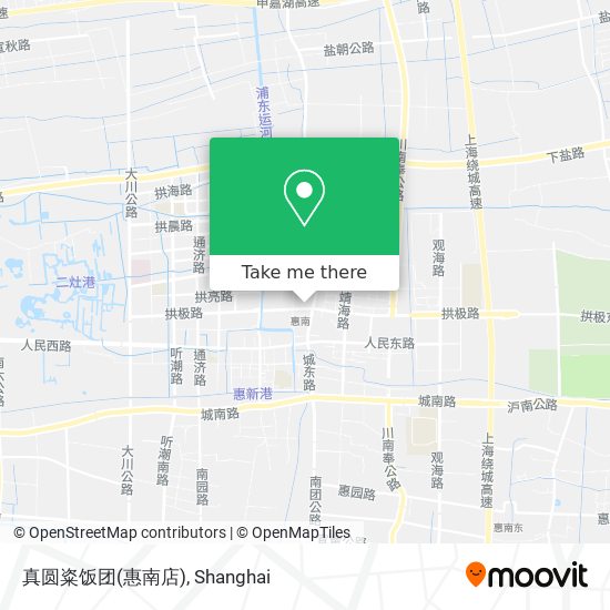 真圆粢饭团(惠南店) map