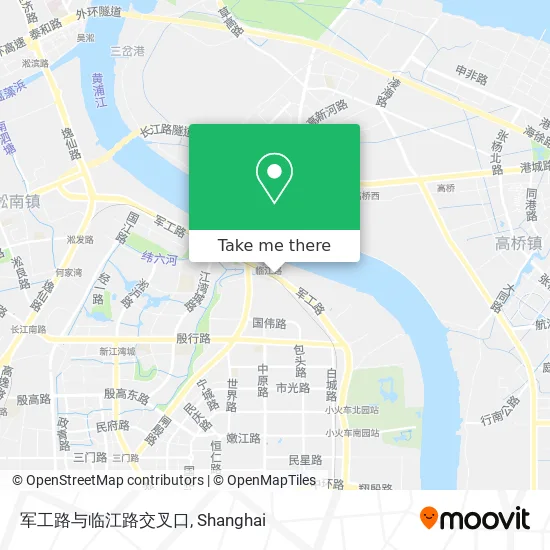 军工路与临江路交叉口 map