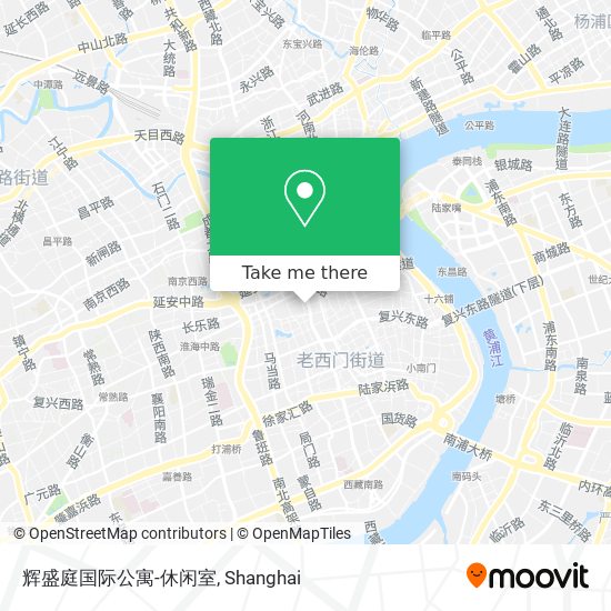 辉盛庭国际公寓-休闲室 map