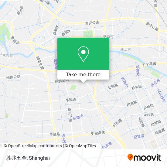 胜兆五金 map