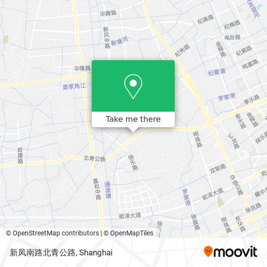 新凤南路北青公路 map