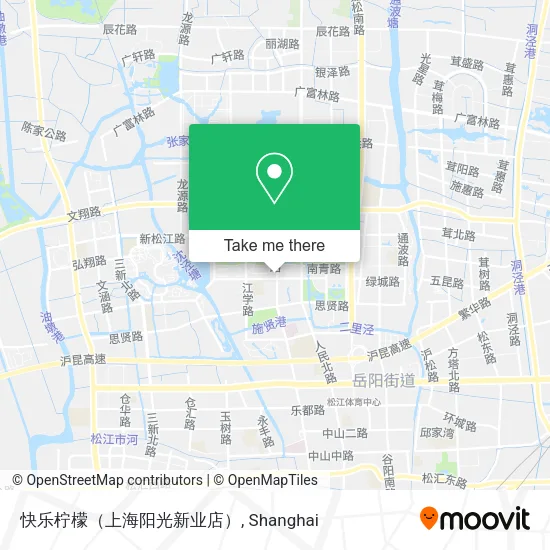 快乐柠檬（上海阳光新业店） map