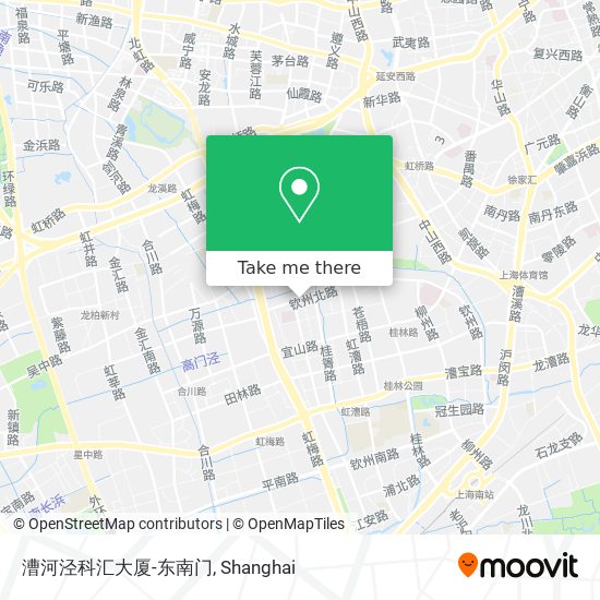漕河泾科汇大厦-东南门 map