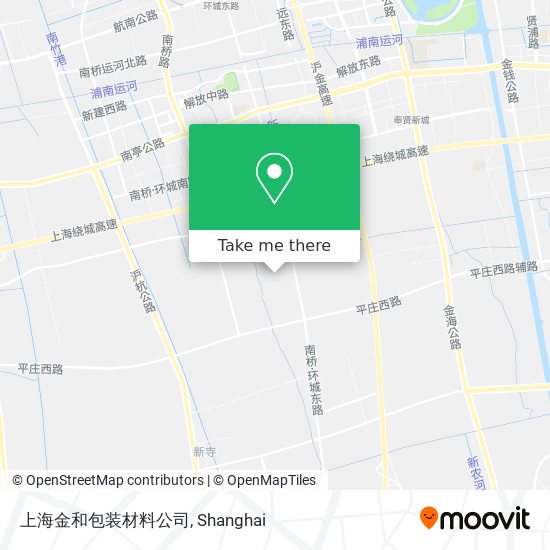 上海金和包装材料公司 map