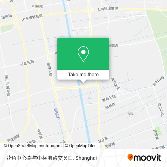 花角中心路与中横港路交叉口 map