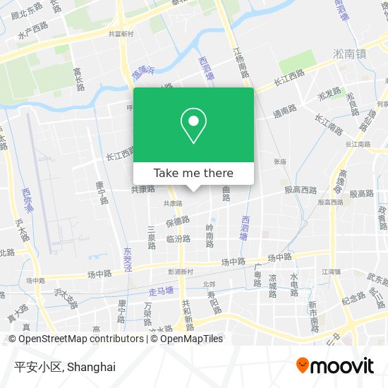 平安小区 map