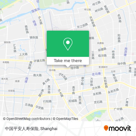 中国平安人寿保险 map