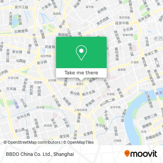 BBDO China Co. Ltd. map