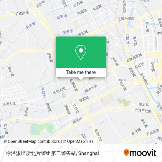 徐泾派出所北片警组第二警务站 map