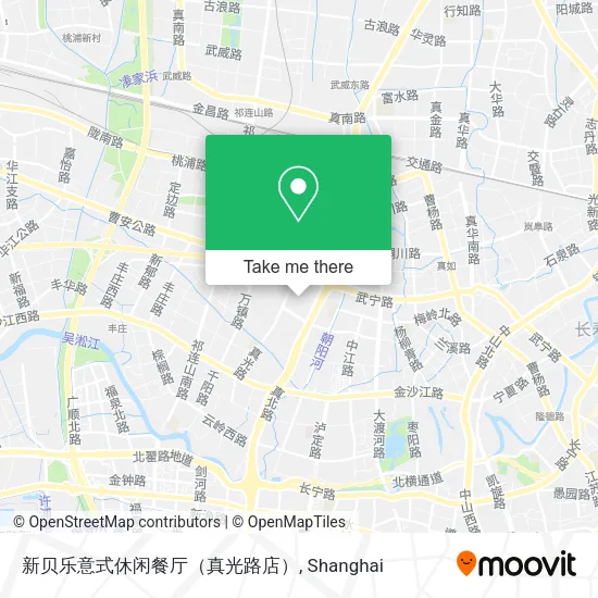 新贝乐意式休闲餐厅（真光路店） map