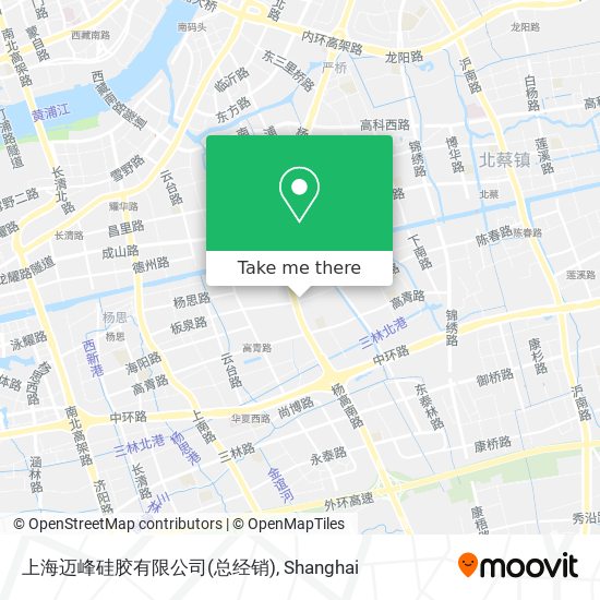 上海迈峰硅胶有限公司(总经销) map