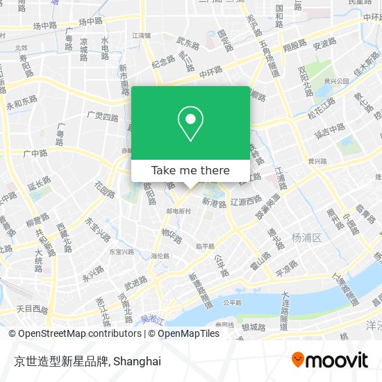 京世造型新星品牌 map
