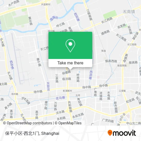 保平小区-西北1门 map