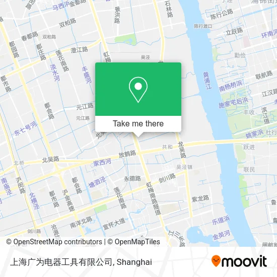 上海广为电器工具有限公司 map