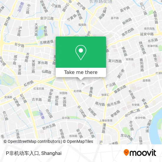 P非机动车入口 map