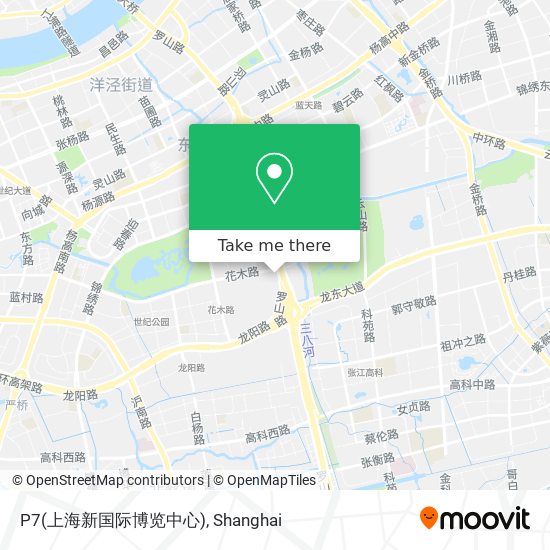 P7(上海新国际博览中心) map