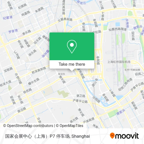 国家会展中心（上海）P7 停车场 map
