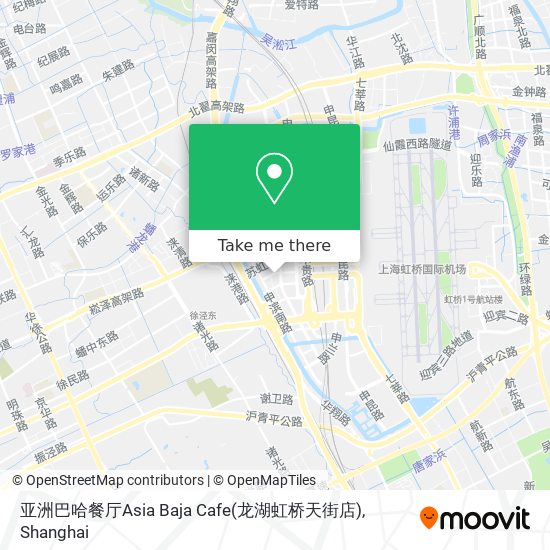 亚洲巴哈餐厅Asia Baja Cafe(龙湖虹桥天街店) map