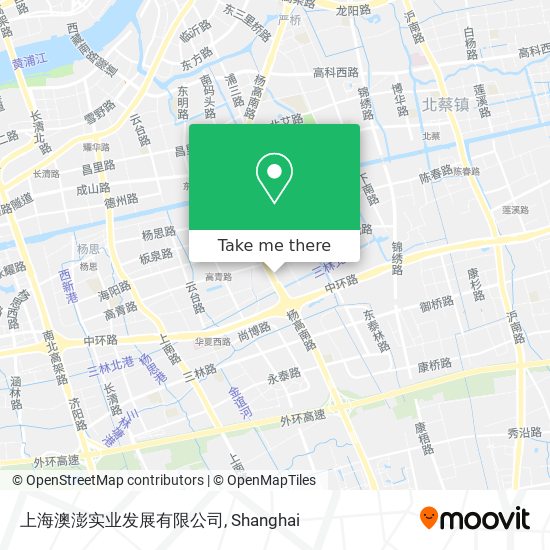 上海澳澎实业发展有限公司 map