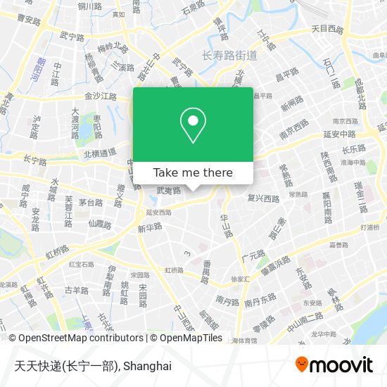 天天快递(长宁一部) map
