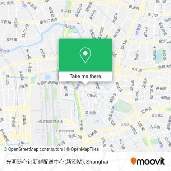光明随心订新鲜配送中心(新泾站) map