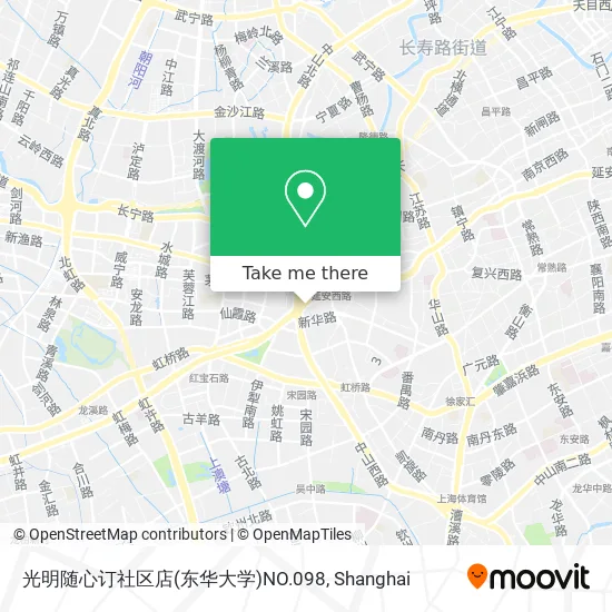 光明随心订社区店(东华大学)NO.098 map