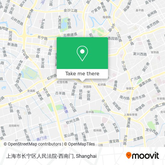 上海市长宁区人民法院-西南门 map