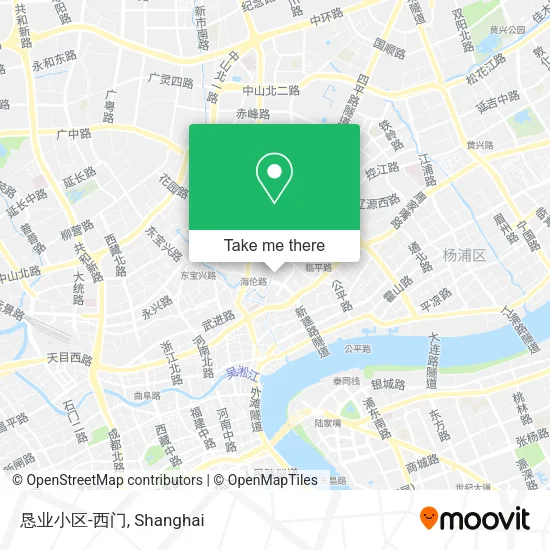 恳业小区-西门 map