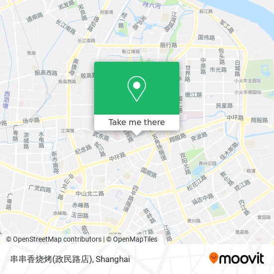 串串香烧烤(政民路店) map