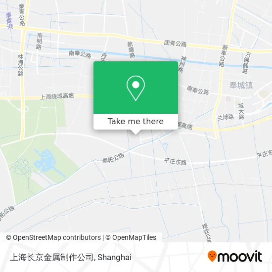 上海长京金属制作公司 map