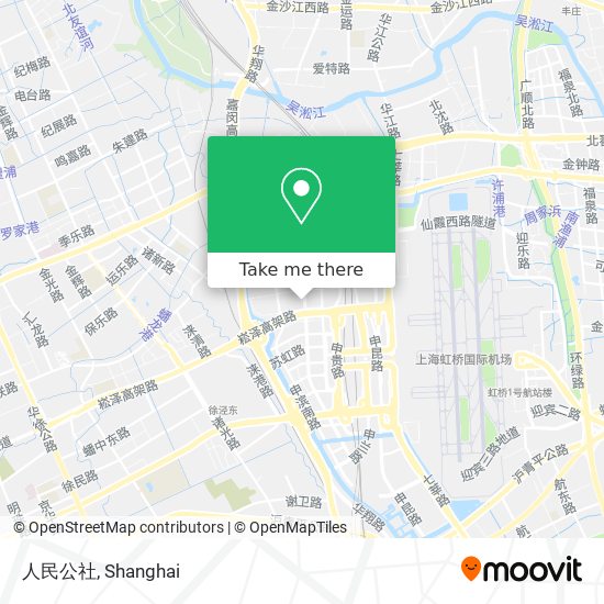 人民公社 map