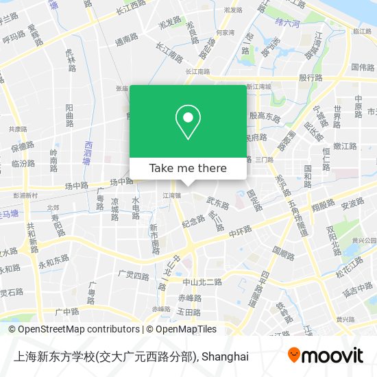 上海新东方学校(交大广元西路分部) map