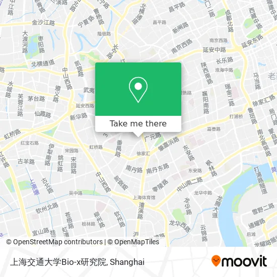 上海交通大学Bio-x研究院 map