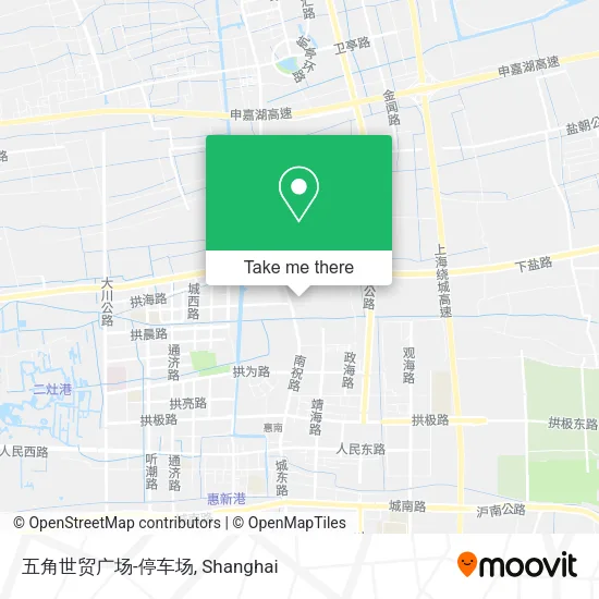五角世贸广场-停车场 map