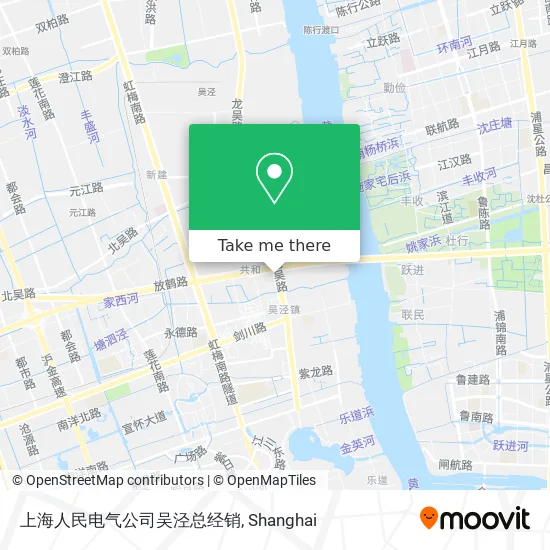 上海人民电气公司吴泾总经销 map