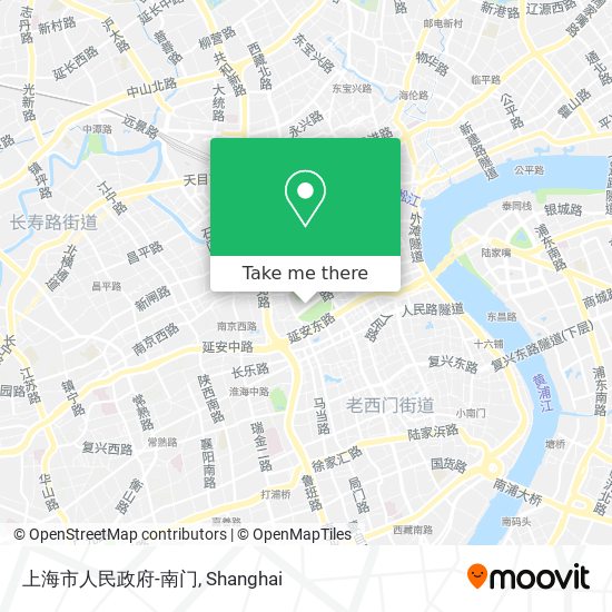 上海市人民政府-南门 map