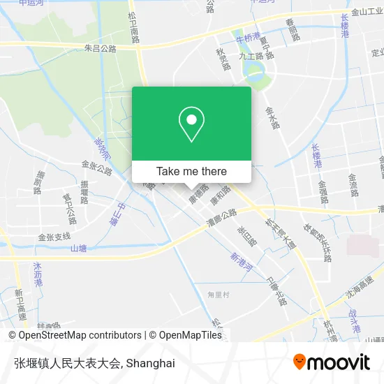 张堰镇人民大表大会 map