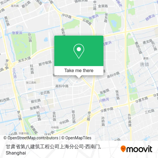 甘肃省第八建筑工程公司上海分公司-西南门 map