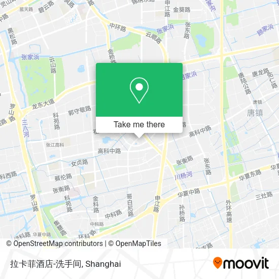 拉卡菲酒店-洗手间 map