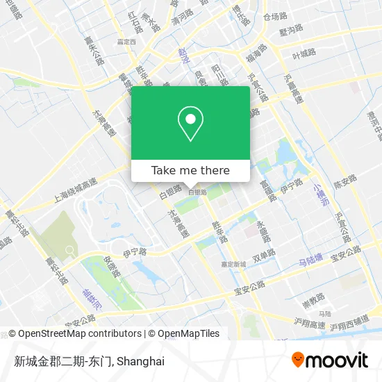 新城金郡二期-东门 map