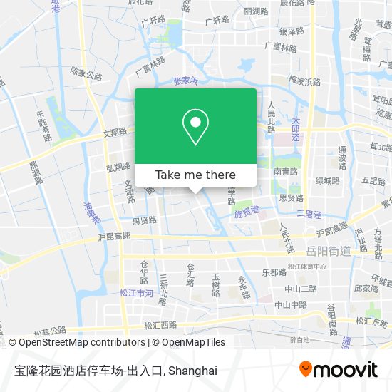 宝隆花园酒店停车场-出入口 map