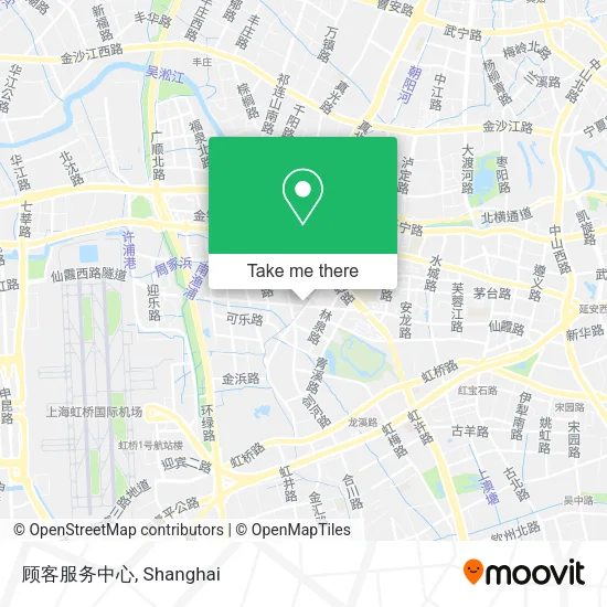 顾客服务中心 map